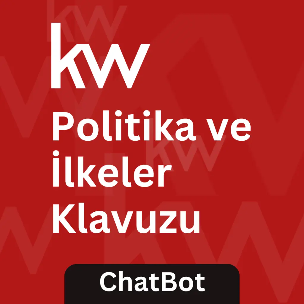 Politika ve İlkeler Kılavuzu chatbot kartı