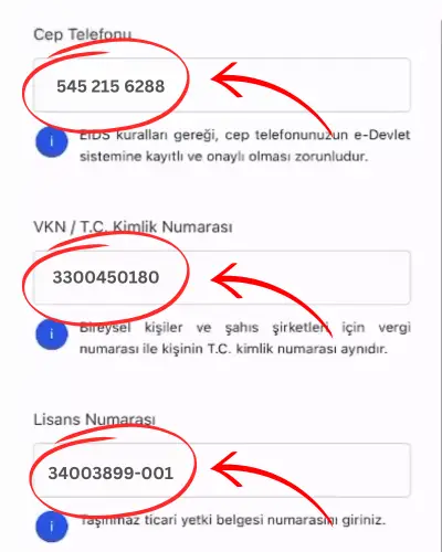 EIDS Kullanıcı Aktivasyonu (Danışman) ekran goruntusu